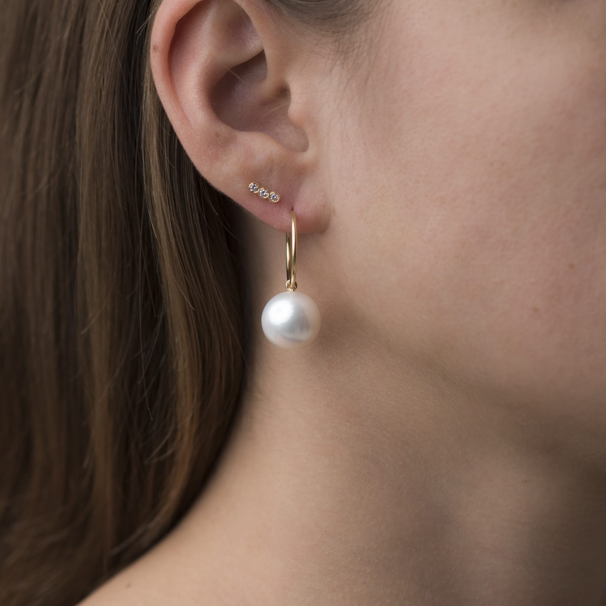LARGE PEARL Cluster EARRINGS | Rebekajewelry